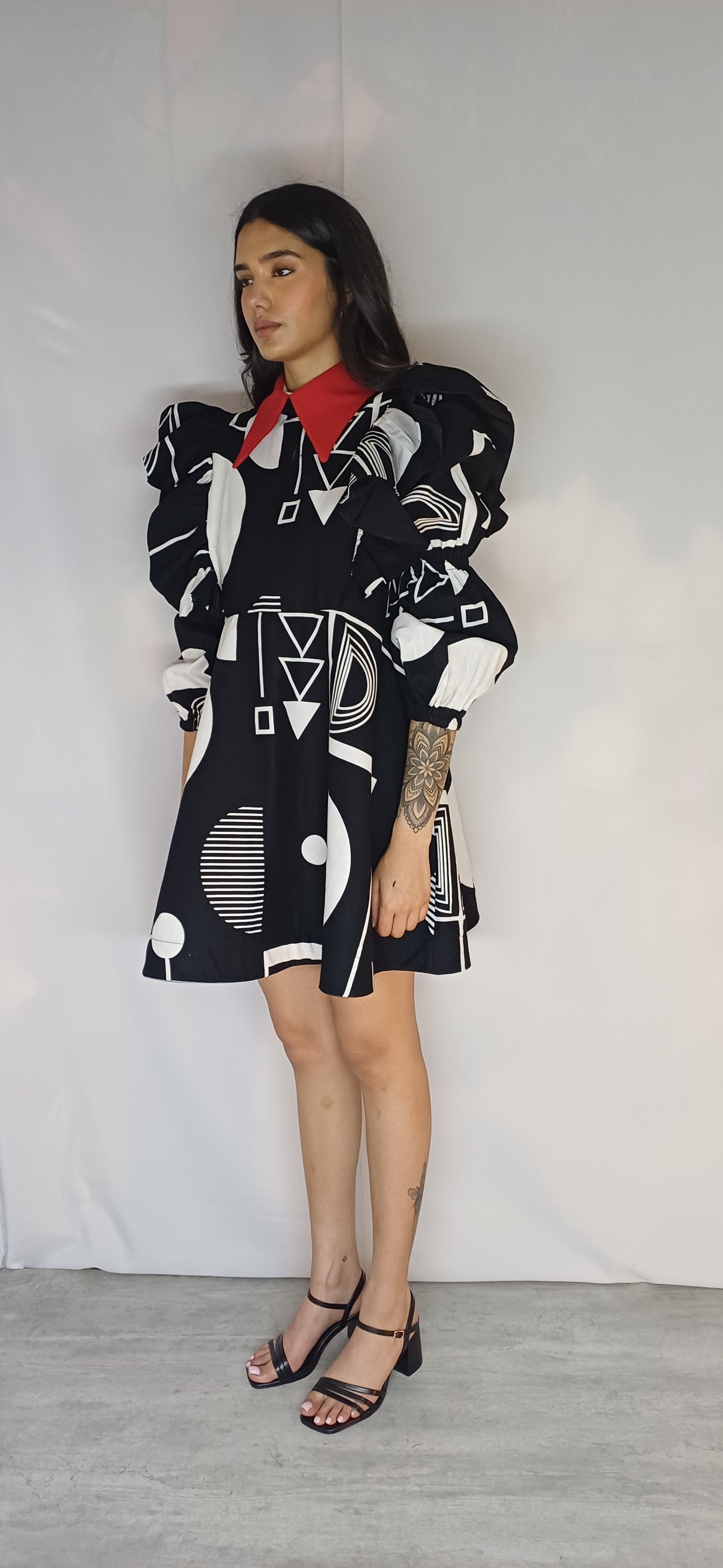 Black and White Dress