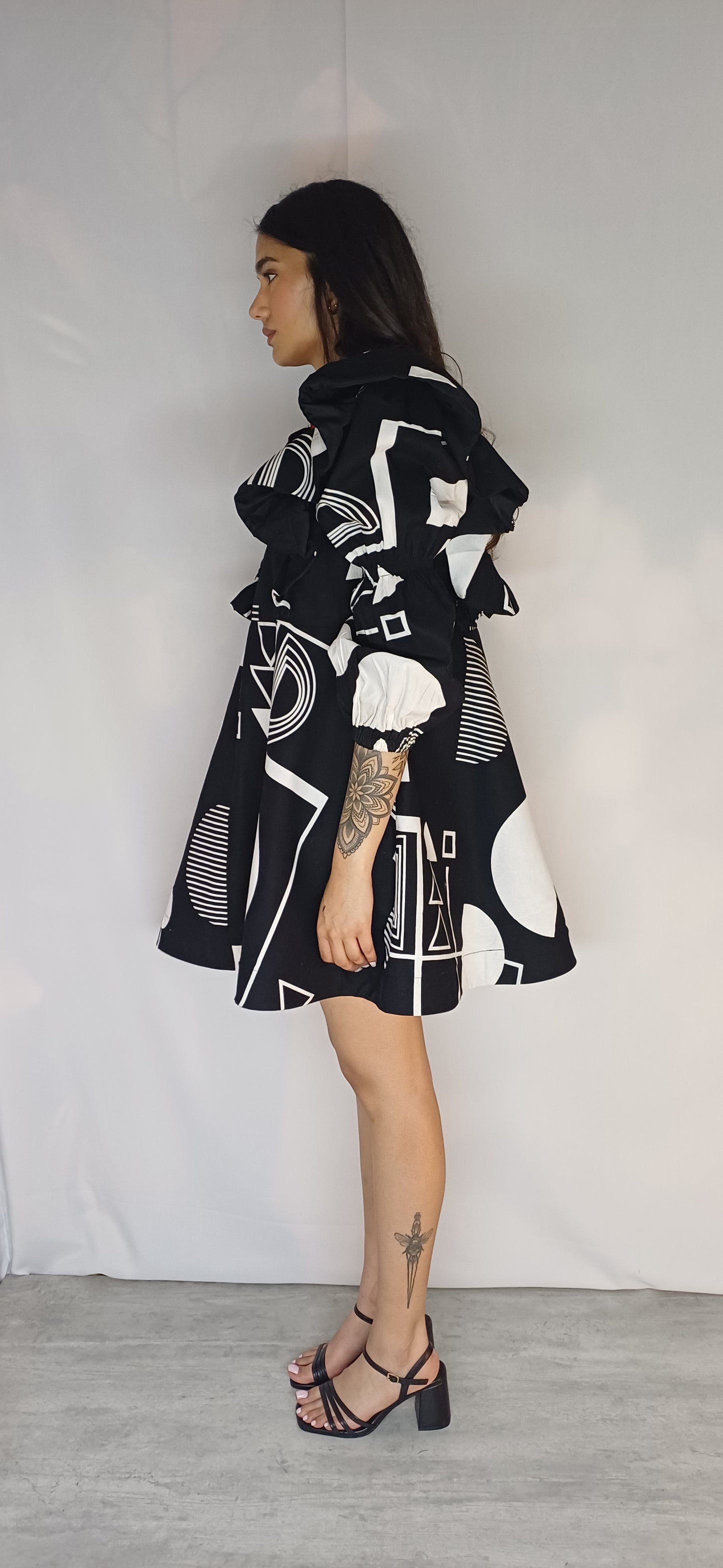 Black and White Dress