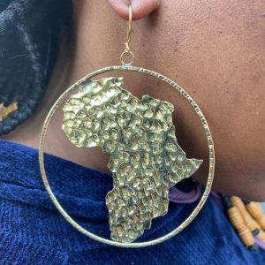 Africa Hoop Earrings