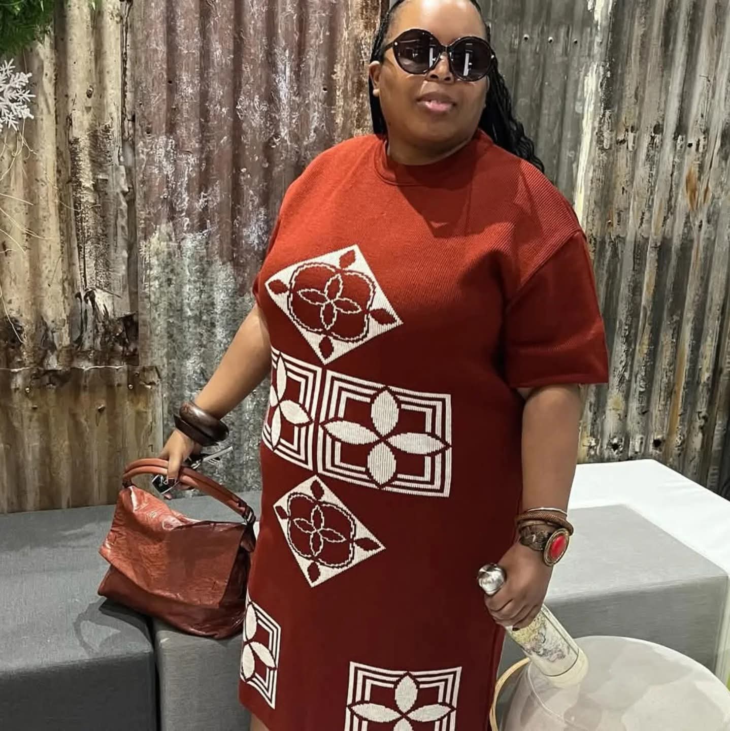 Litema Dress (Terracotta)