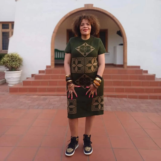 Litema Dress (Khaki)