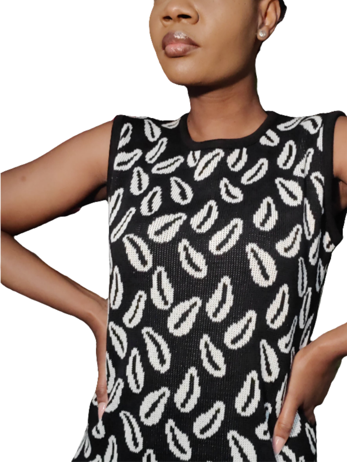 Cedi Day Dress (B&W)