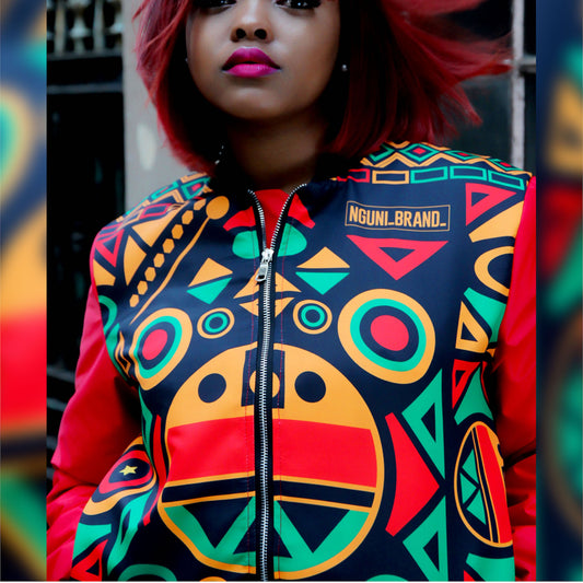 Iyana Bomber Jacket (Red)
