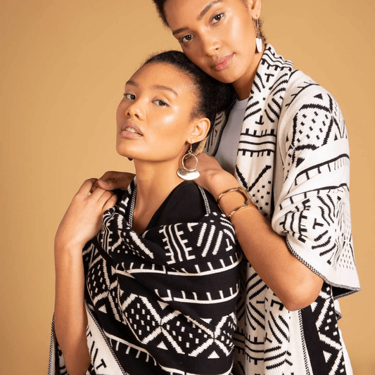 Kichana Wrap Black-Ecru