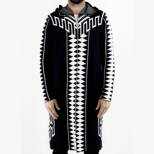 ZG5394 Black Diamond Cotton Cardigan