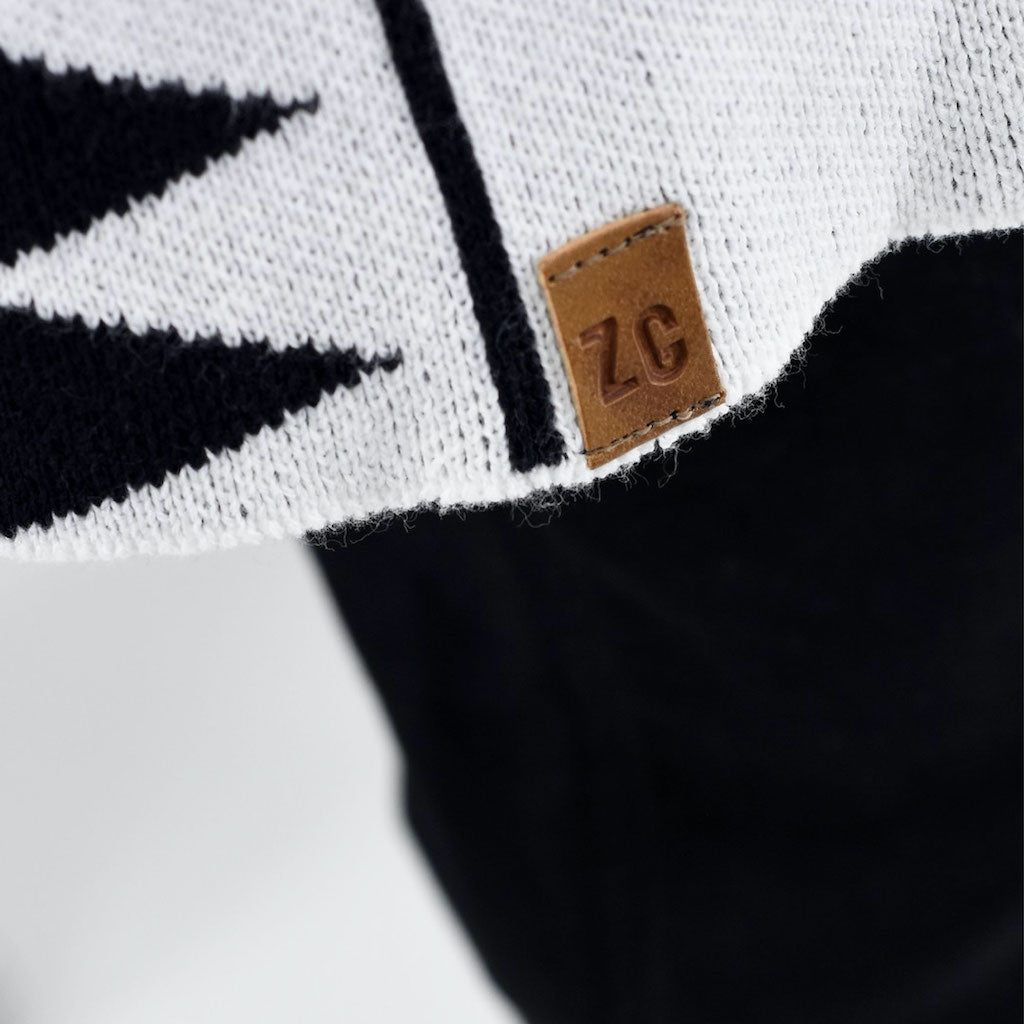 ZG5424 White Diamond Cotton Cardigan