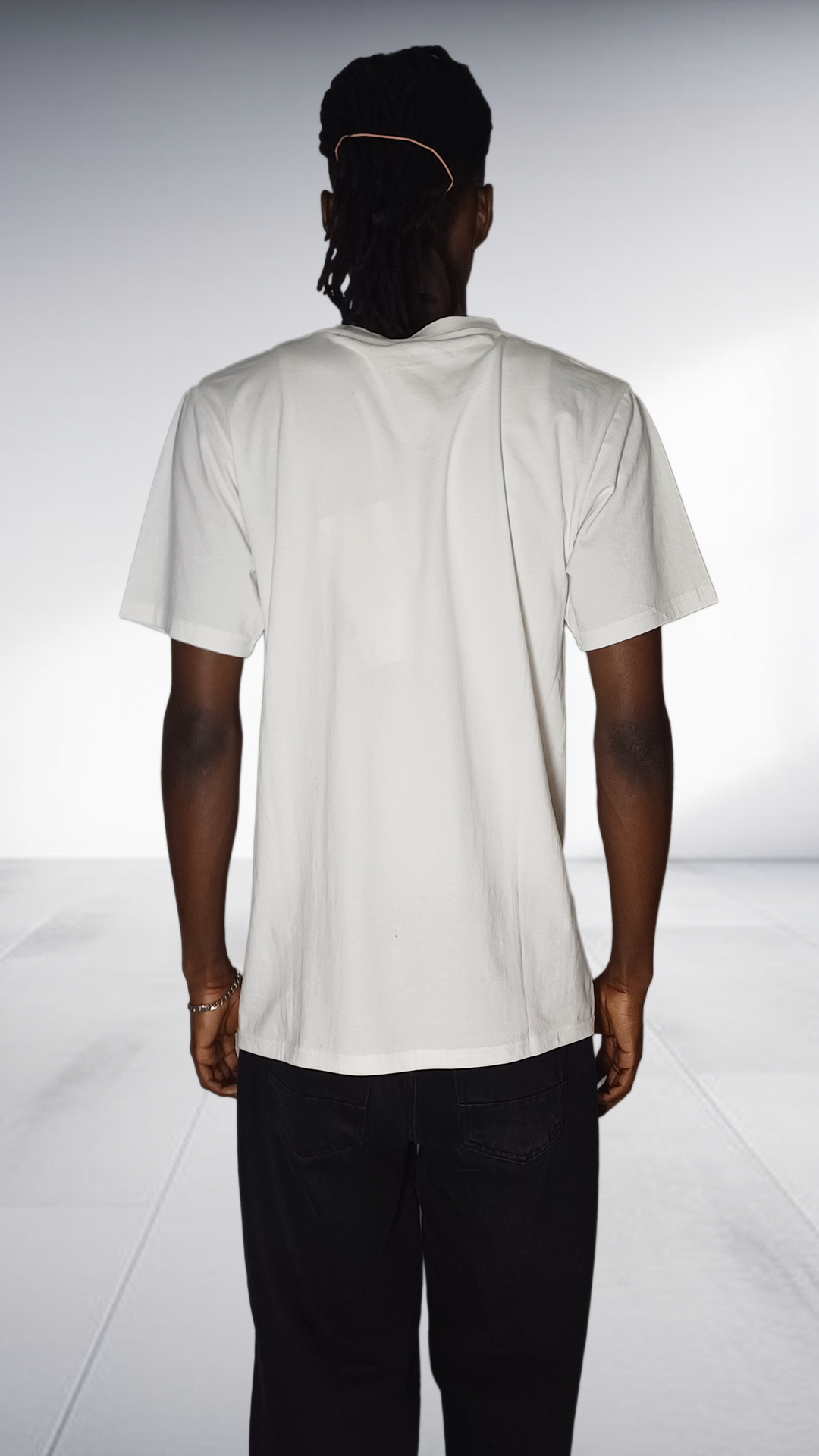 Imprint 'Yhu Abelungu' African Proverb T-Shirt - Cream