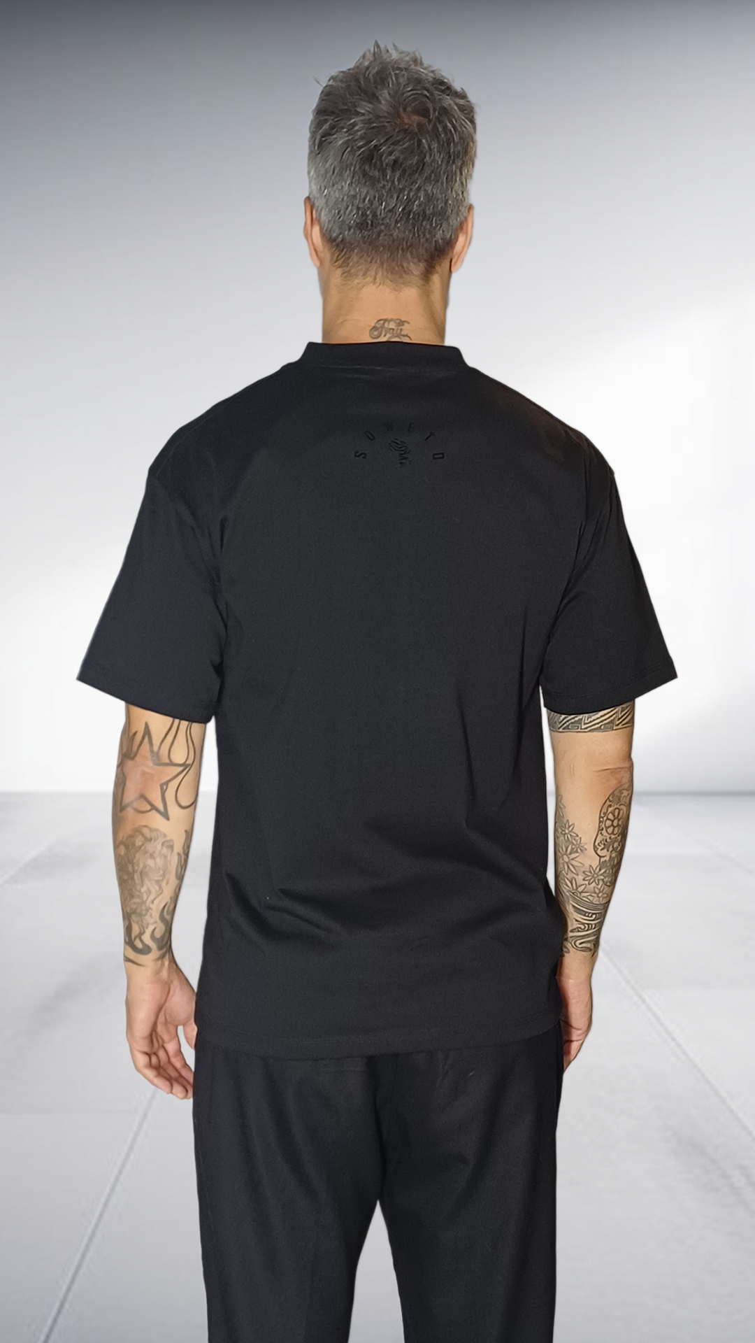 SE7EN HEART BEATS Soweto Department Graphic T-Shirt - Black & Orange