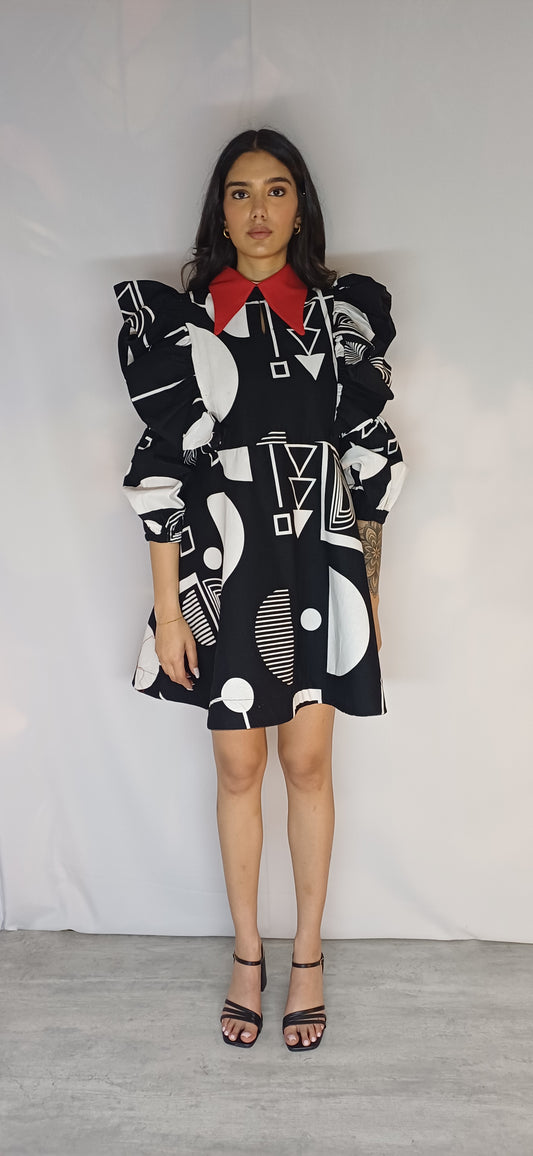 Black and White Dress