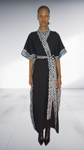 LK Clothing African Cuffed Dress