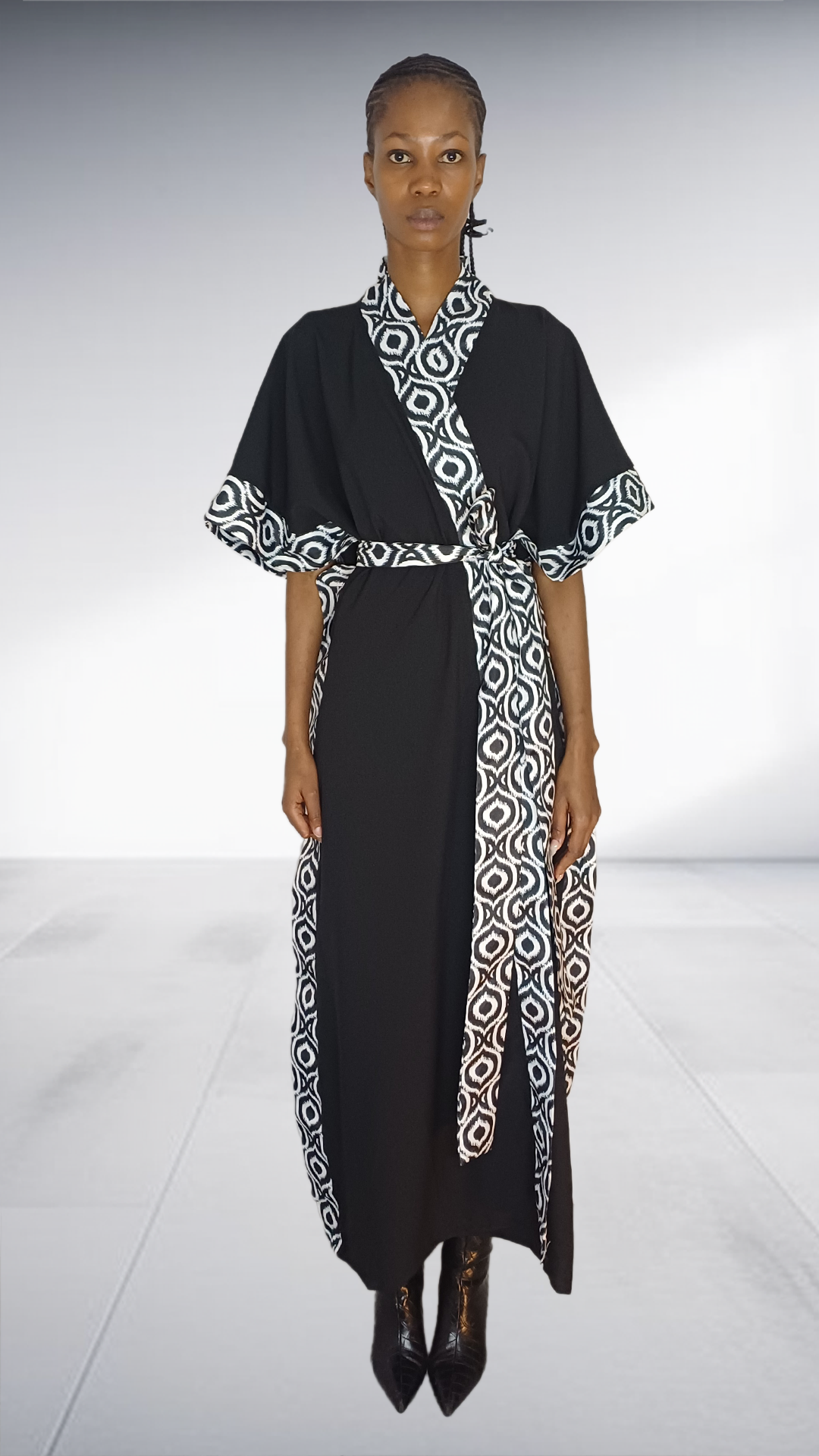 LK Clothing African Cuffed Dress