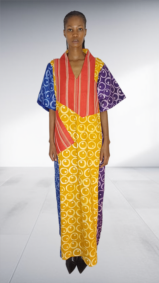 MAXI MIXED KAFTAN