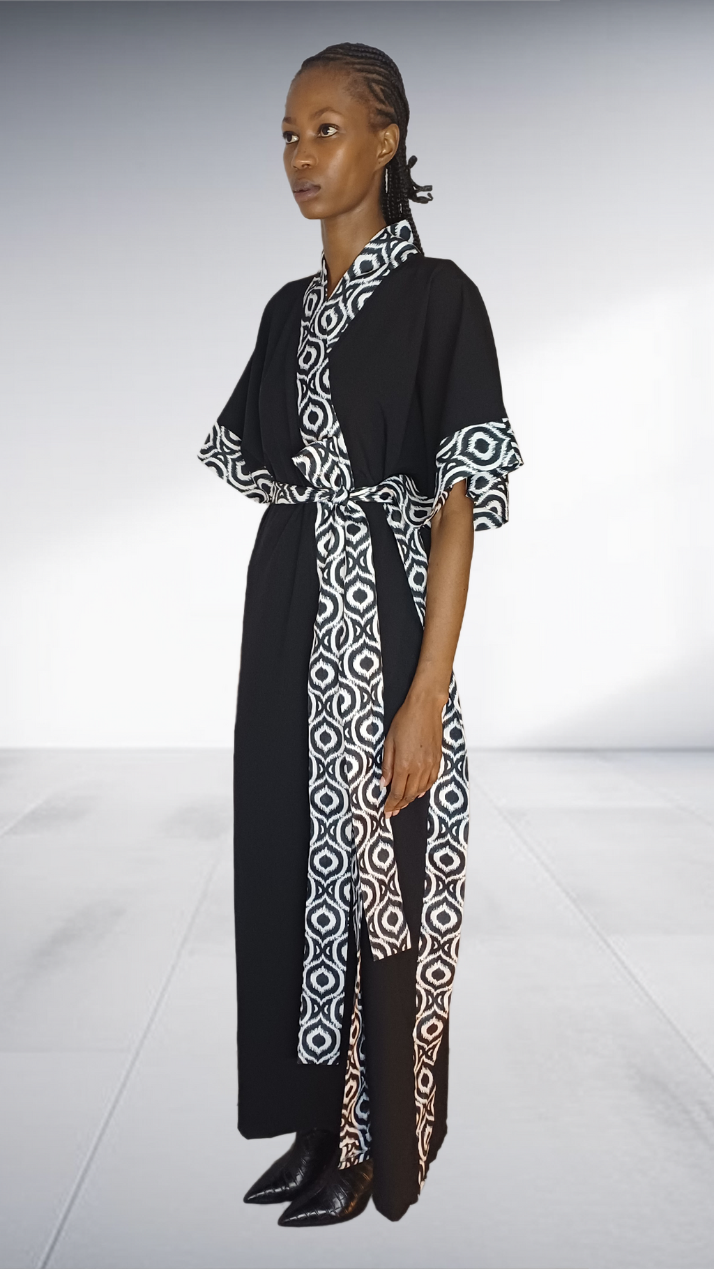 LK Clothing African Cuffed Dress