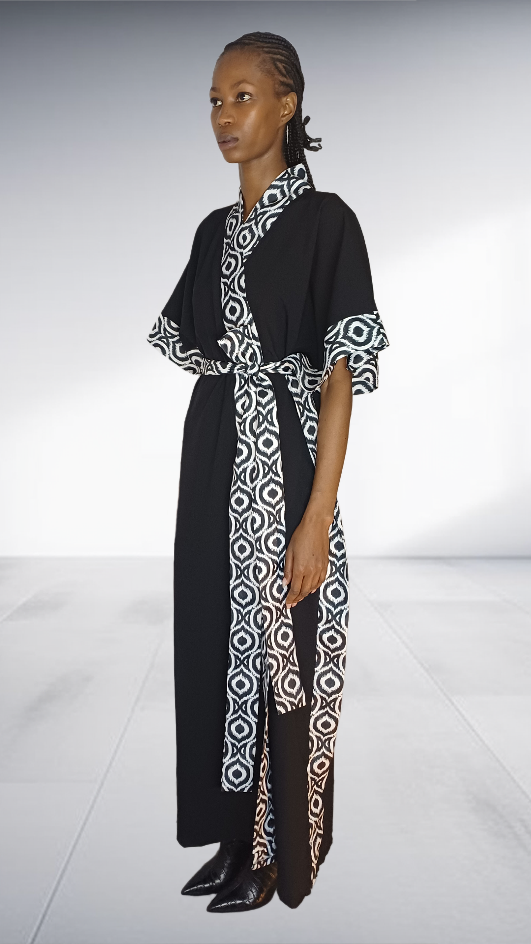 LK Clothing African Cuffed Dress