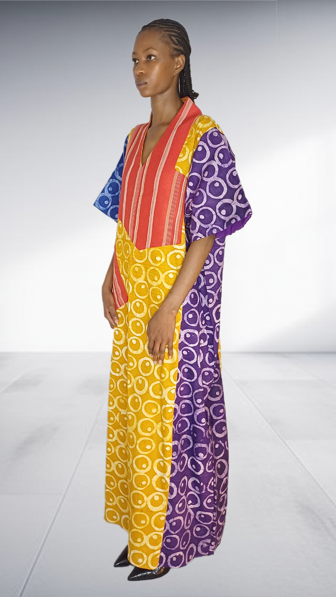 Demi Glamcuts MAXI MIXED KAFTAN