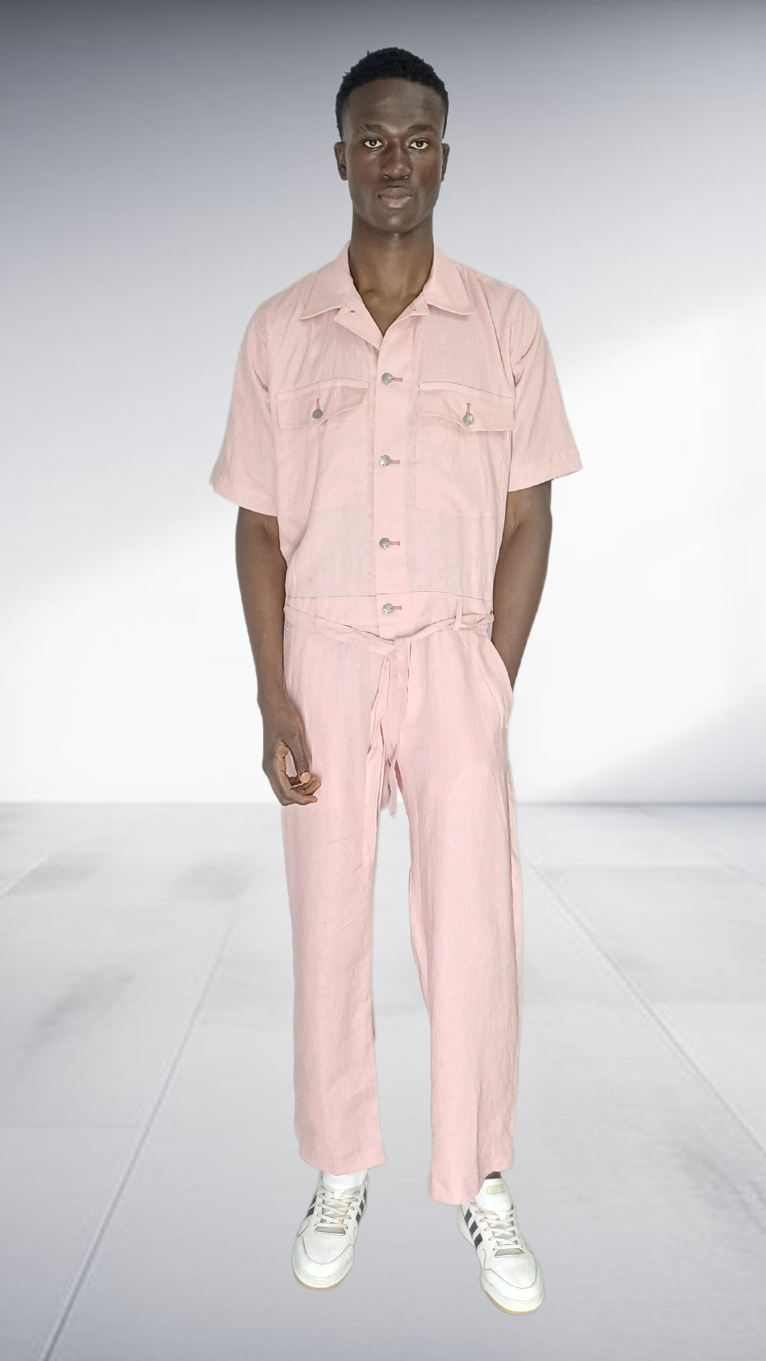 J.O.B Pink Utility Jumpsuit