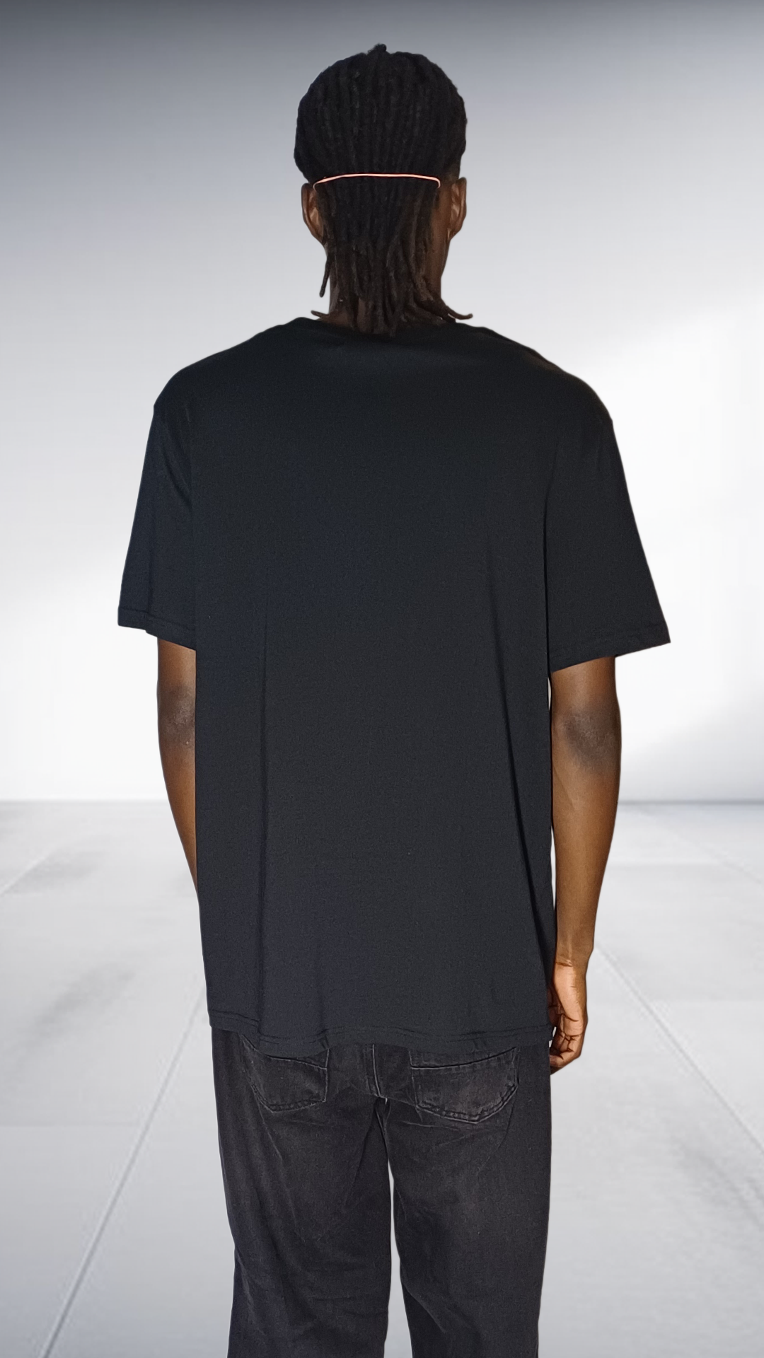 GAE Africa Logo T-Shirt - Black with Gold Embroidery