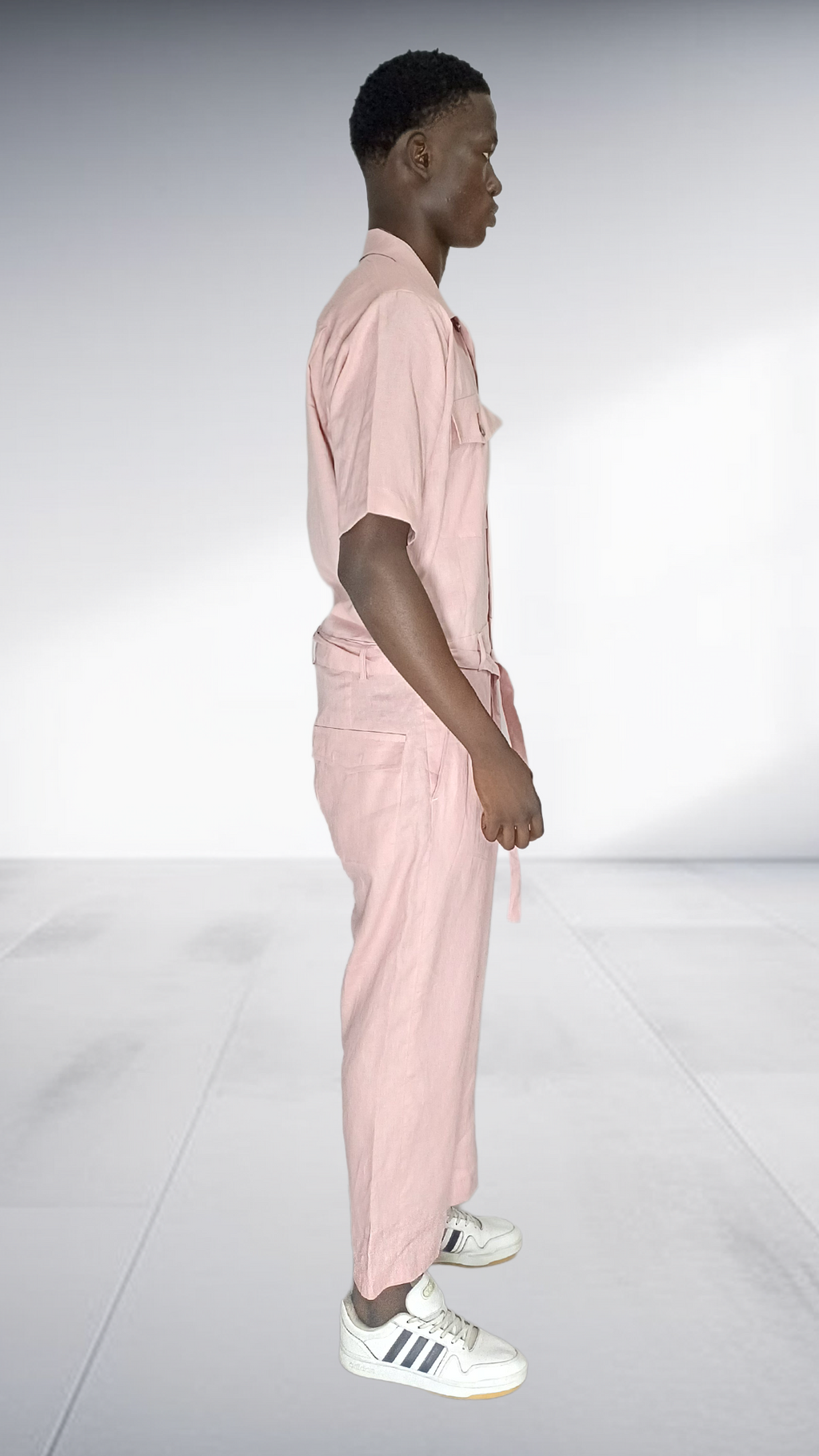 J.O.B Pink Utility Jumpsuit