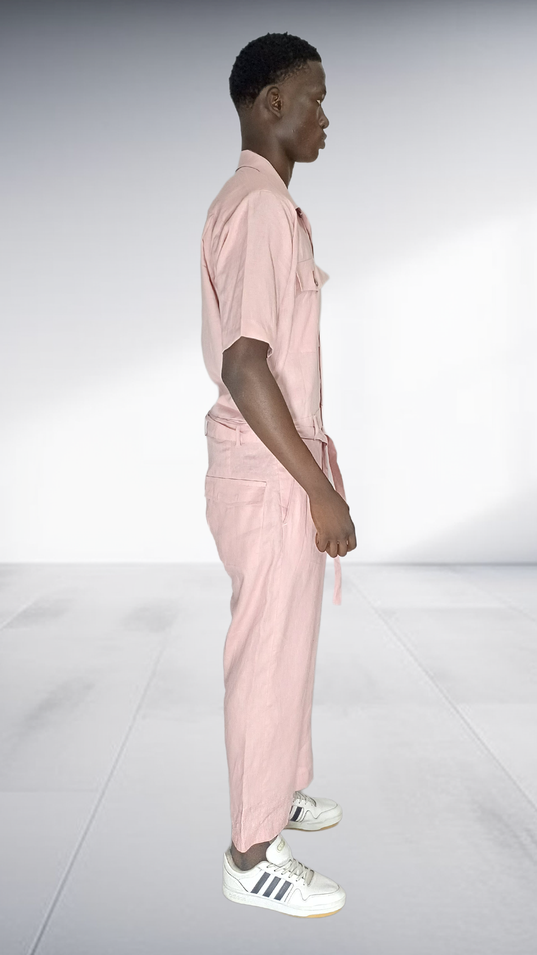 J.O.B Pink Utility Jumpsuit