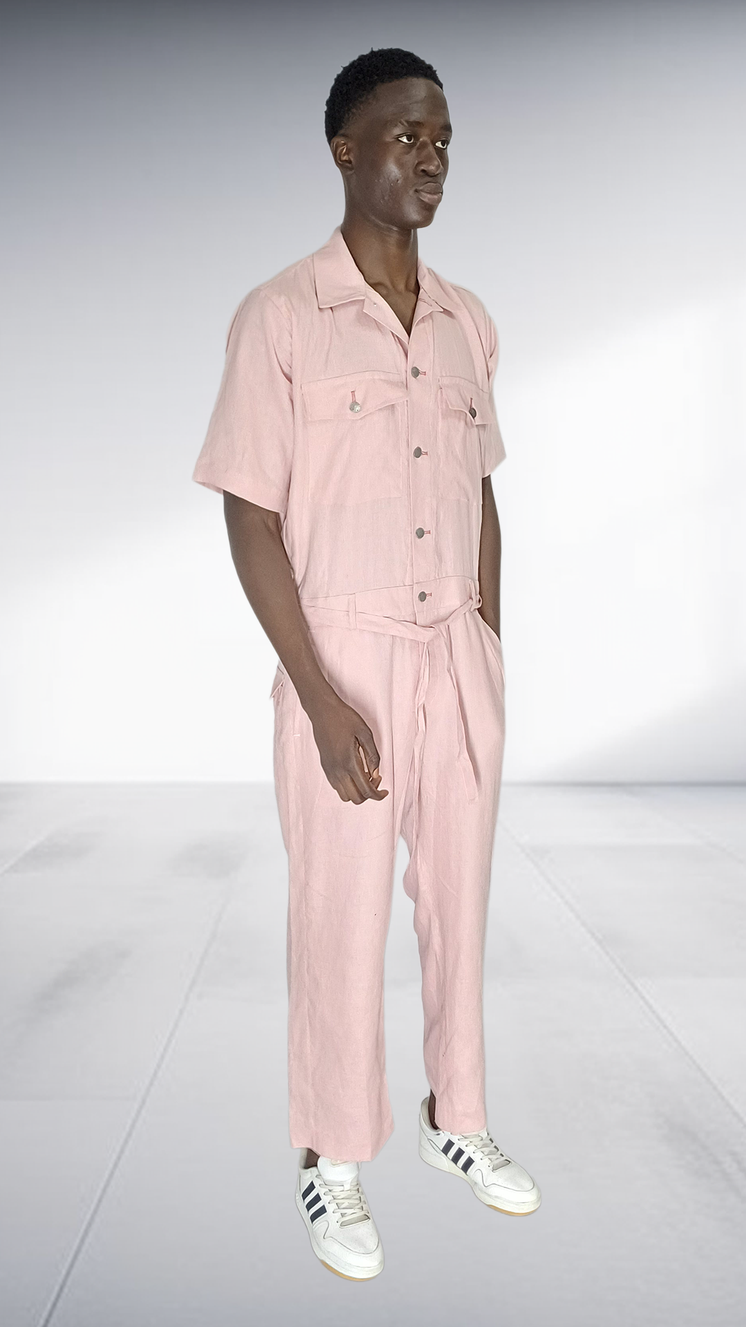 J.O.B Pink Utility Jumpsuit