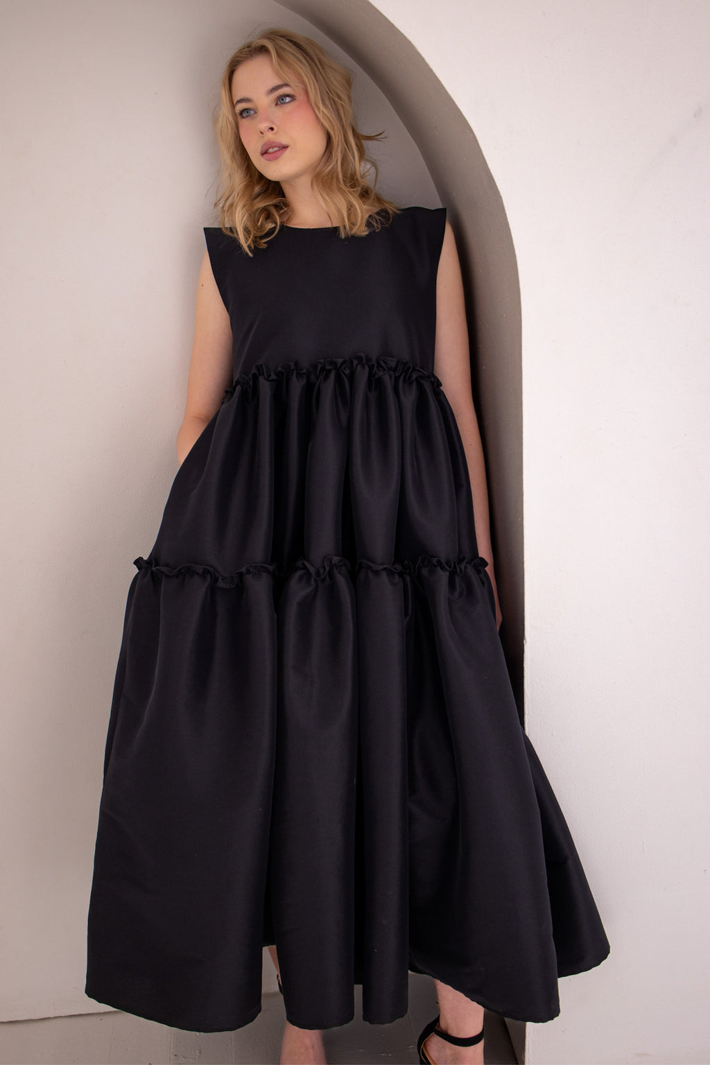 ABUNDANCE FRILL MAXI DRESS