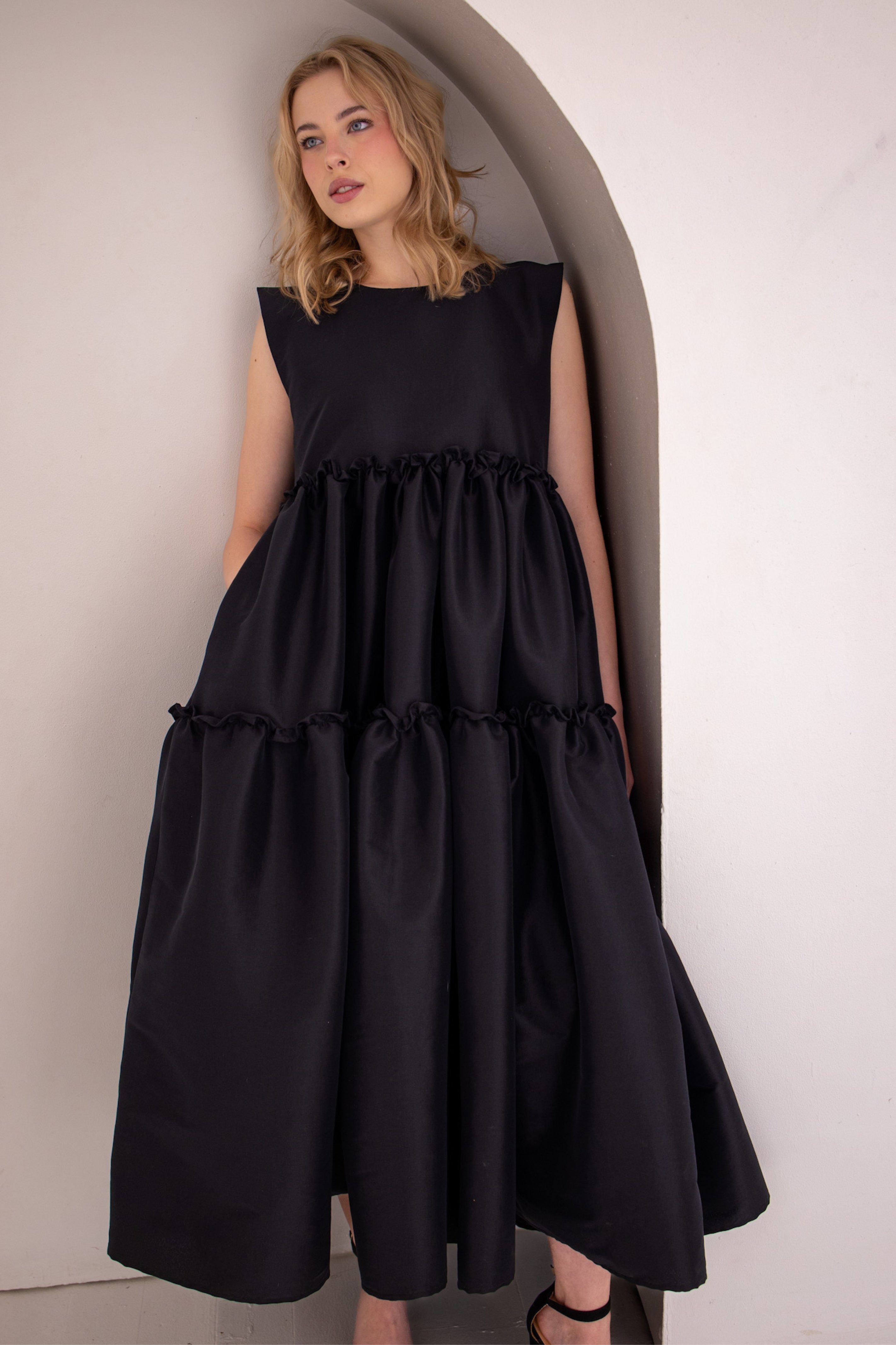 ABUNDANCE FRILL MAXI DRESS