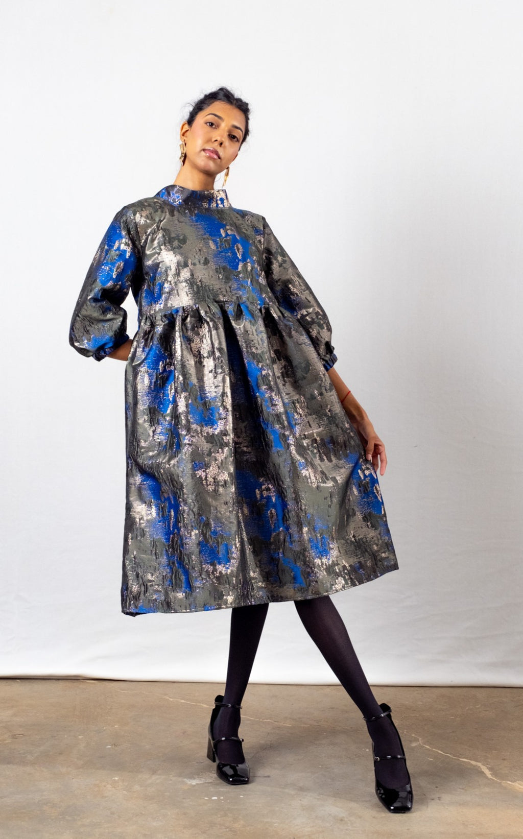 BOW BROCADE DRESS – brocade Dress | AfricaRise