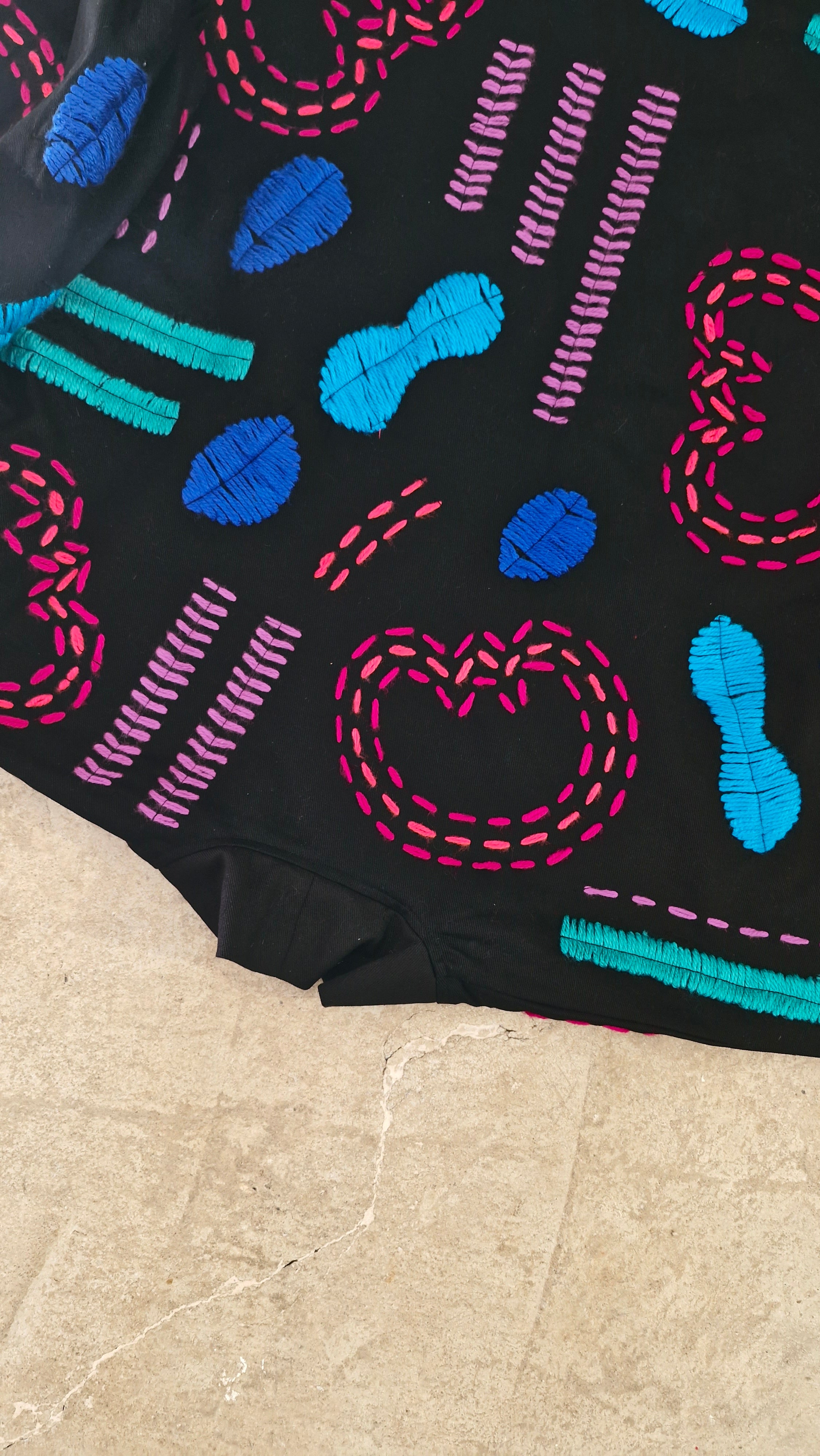 CROPPED HAND EMBROIDERY JACKET