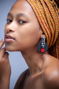 Ox Blood Studs (Round Side Down)