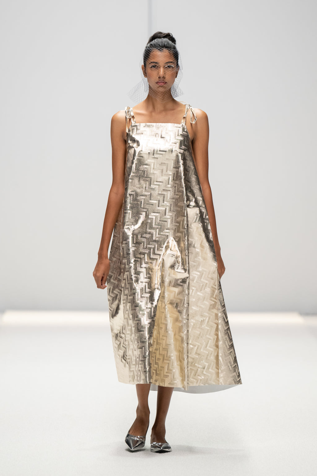 SILVER LINING MIDI DRESS – Dress, view 2 | AfricaRise