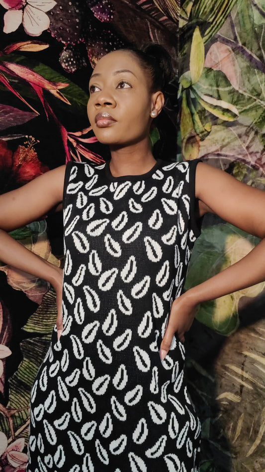 Cedi Day Dress (B&W)